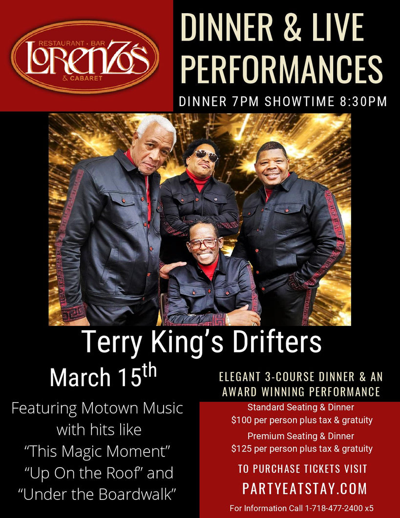 Terry King's Drifters, Friday March 15th 2024