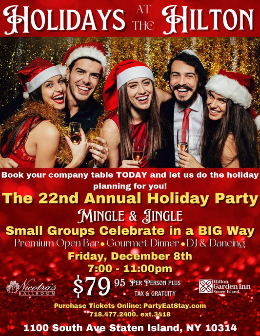 22nd Annual Holiday Party -  Friday December 8th, 2023